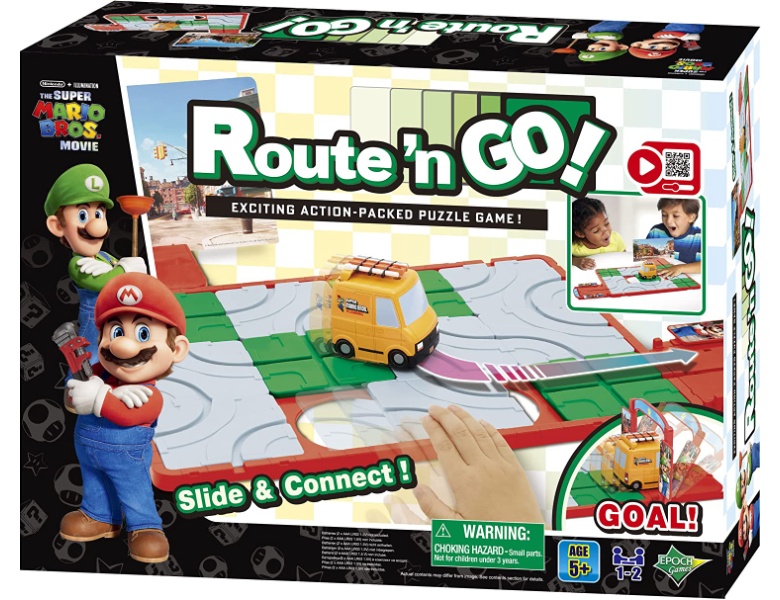 Epoch Route\'N Super | Logikspiele Mario Go Games
