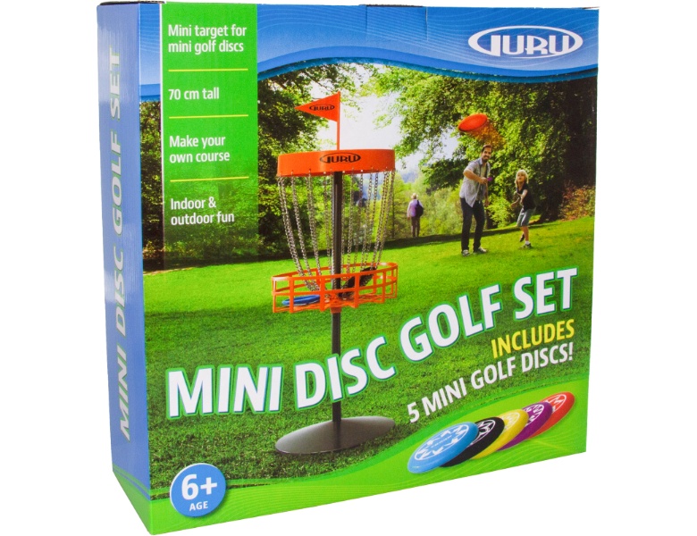 Mini 5 Outdoor Indoor Wurf-Disks, cm, Basket Golf und 70 Schildkröt Disc für Guru Set Korb