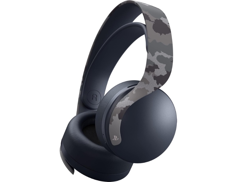Sony PS5 Headset PULSE 3D | Wireless Camouflage/Grau & Kopfhörer Audio