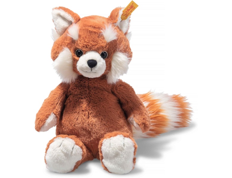 Steiff Soft Cuddly Friends Benji Roter Panda, orange 28cm