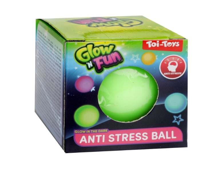 Toi-Toys Glow N Fun Anti-Stress-Ball, leuchtet im Dunkeln