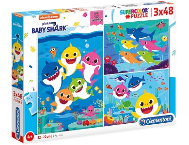Clementoni Puzzle Supercolor Baby Shark (32x22cm)