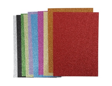 Creativ Company EVA-Schaumstoffplatten Farbe A4, 10 Stück.