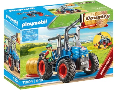 PLAYMOBIL Country Grosser Traktor mit Zubehör 71004