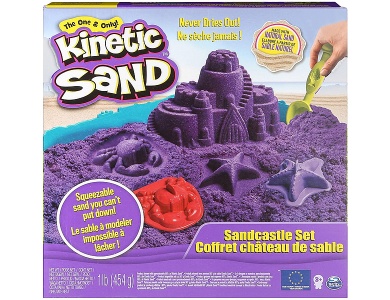 Spin Master - Kinetic Sand Box Shimmer Rosa, 454g