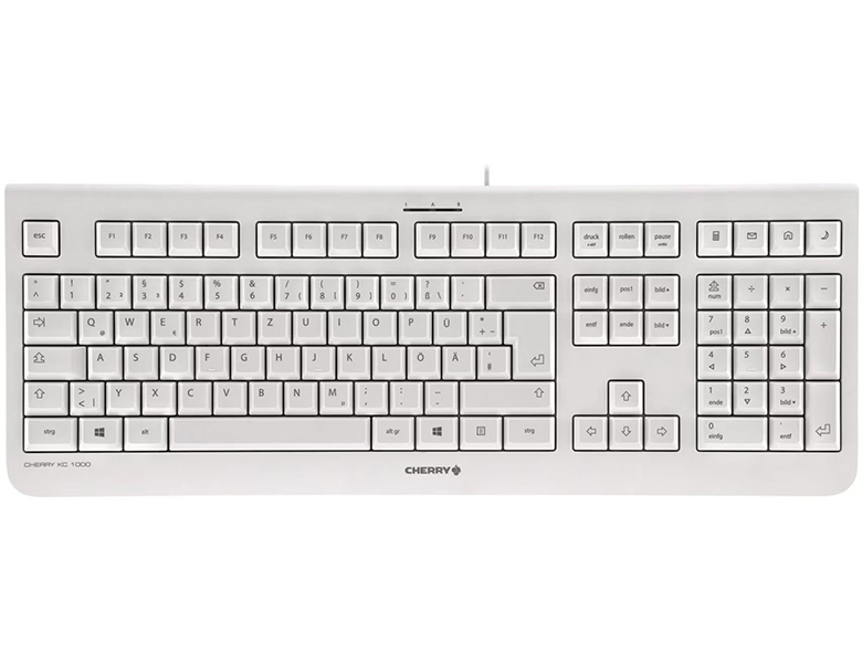 Cherry Tastatur KC Grau QWERTZ CH 1000