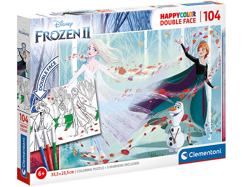 Clementoni Puzzle Supercolor Disney Frozen 2 104teile Puzzle 24 104 Teile 