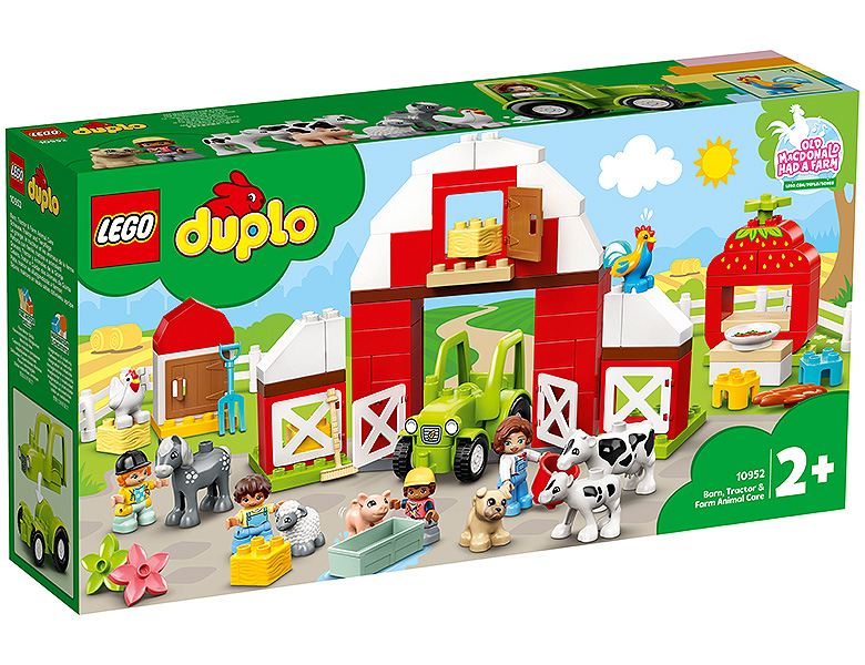 LEGO DUPLO Bauernhof Traktor Tierpflege und Scheune, 10952