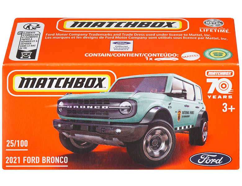 Matchbox 2021 Ford Bronco – Mattel Creations