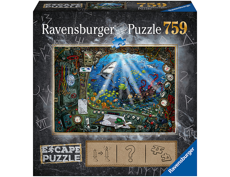 Ravensburger Puzzle Escape Submarine 759Teile | Puzzle ...