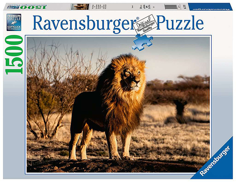 Ravensburger Tiere 1500 Der Löwe der Puzzle Der 1500Teile König Teile | Puzzle -